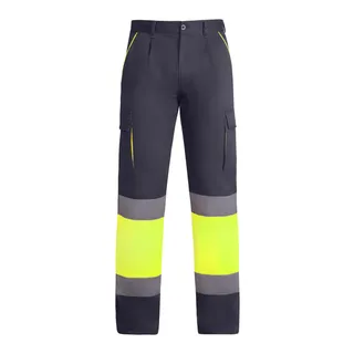 HV9321 - Pantalón largo multibolsillos bicolor ENIX