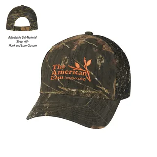 1063 - Mossy OakÂ® Hunter's Retreat Mesh Back Camouflage Cap