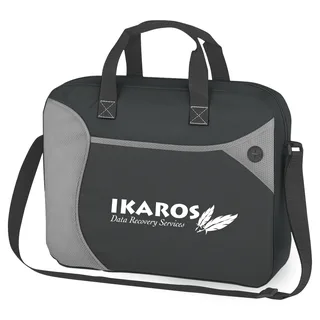 3584 - Wave Non-Woven Briefcase/Messenger Bag