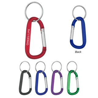 2082 - 8mm Carabiner With Split Ring