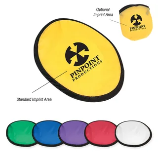 757 - 10" Flying Disk With Matching Pouch