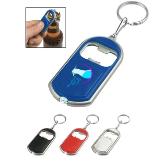 162 - Bottle Opener Key Chain With LED Light