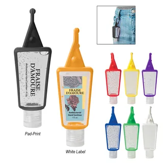9054 - 1 Oz. Hand Sanitizer In Silicone Holder