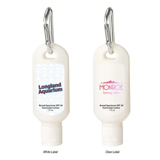 9089 - 1 Oz. SPF 30 Sunscreen With Carabiner