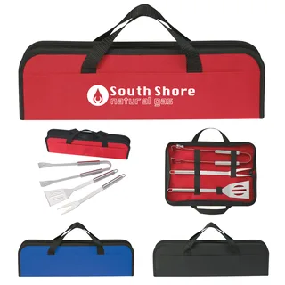 7035 - 3-Piece BBQ Set In Case