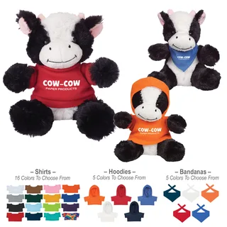 1268 - 6" Cuddly Cow