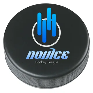 4075 - Hockey Puck Shape Stress Reliever