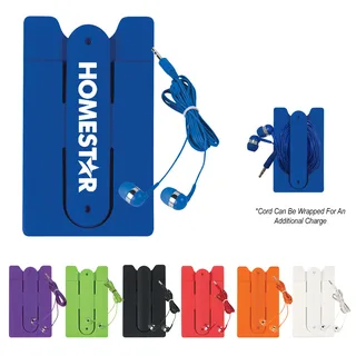 2757 - Phone Wallet With Earbuds