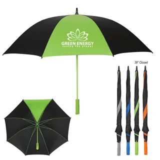 4125 - 60" Arc Splash of Color Golf Umbrella