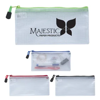 9477 - Clear Zippered Pencil Pouch
