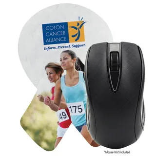 MOUSE-PAD-RIB - Ribbon Shaped Dye Sublimated Computer Mouse Pad