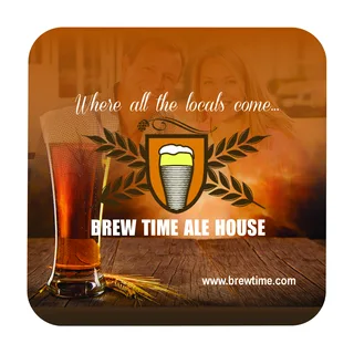 2205 - Square Paper Coaster