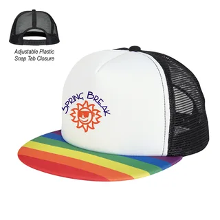 1082 - Rainbow Trucker Cap