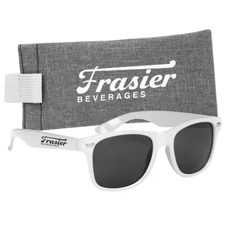 9355 - Malibu Sunglasses With Heathered Pouch