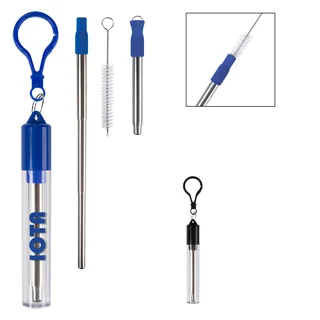 5204 - Collapsible Stainless Steel Straw Kit