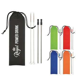 5215 - 2-Pack Stainless Steel Straw Kit