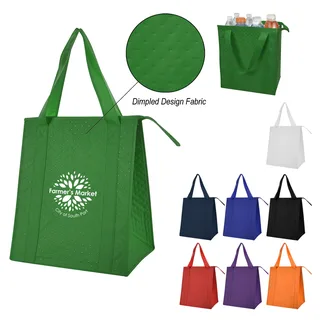 3381 - Dimples Non-Woven Cooler Tote Bag