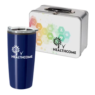 9805 - Throwback Lunch Box With Tumbler
