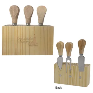 77813 - 3-Piece Cheese Cutlery Set