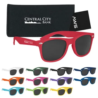 6296 - AWS Velvet Touch Malibu Sunglasses With Pouch