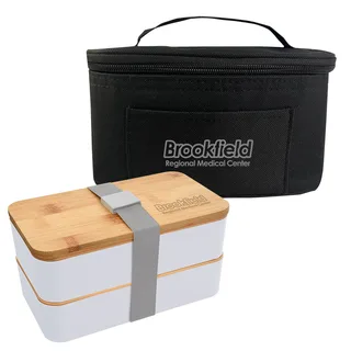 95172 - Stackable Bento Box With Insulated Carrying Case