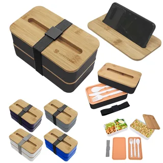 75021 - Stackable Bento Box With Phone Stand