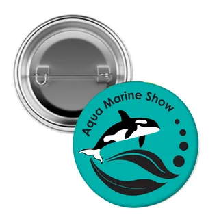 10094 - 2 Â¼" Full Color Pin Back Button