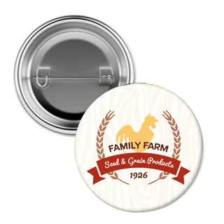 10093 - 2" Full Color Pin Back Button