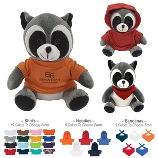 1289 - 6" Rocco Raccoon