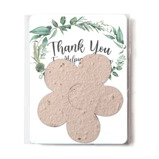 93905 - BloominÂ® Flower Shaped Plantable Gift Pack