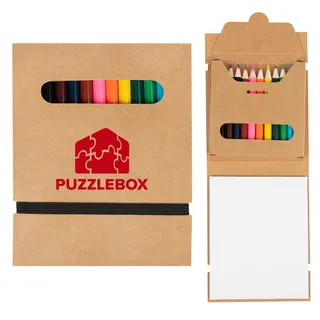 11222 - 12-Piece Colored Pencil Set With Paper