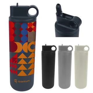 550037 - 27 Oz. Full Color Roanoke Stainless Steel Bottle
