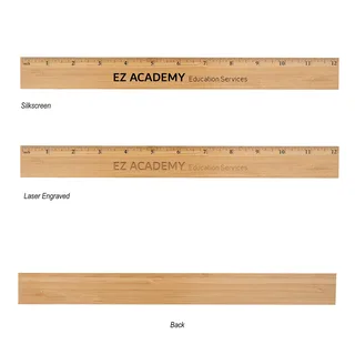 55241 - 12" Bamboo Ruler