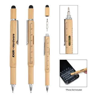 11993 - Bamboo Multi-Function Tool Pen