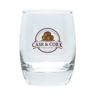 60058 - 6 Oz. Full Color Whiskey Glass