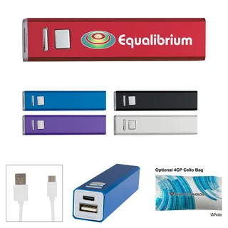 26252UL - UL Listed 2,200 mAh On-The-Go Power Bank 2.0