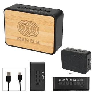 252902 - Sound Asleep Bamboo White Noise Machine & Speaker 2.0