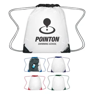 33602 - Clear EVA Drawstring Backpack