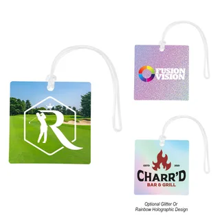 75201 - Acrylic Luggage Tag - 4" Square