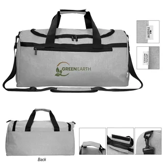30123 - Habitat rPET Heathered Duffel Bag