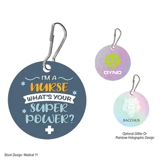 75209 - Acrylic Zipper Pull - Circle