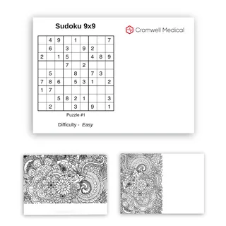 1323 - Post-itÂ® Custom Printed Coloring Pad - 25 Sheets