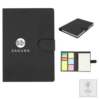 65049 - Taylor Padfolio With Sticky Notes & Flags