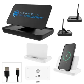 25178 - 15W rABS Folding Wireless Charger & Stand
