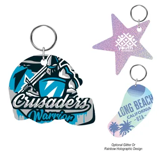 20096 - Acrylic Key Tag - Custom Shape 6"