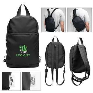 35134 - Caleb rPET Convertible Backpack And Sling Bag