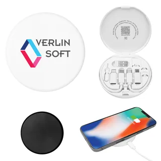 25177 - Charging Cord & Adapter Set In Wireless Charging Case