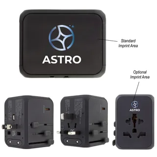 25330 - 33W Universal Travel Adapter With Type-C