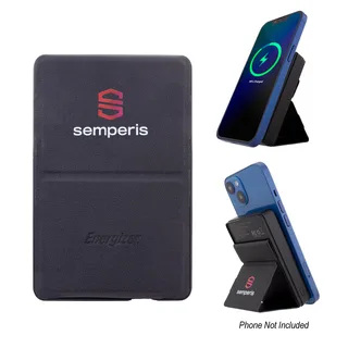 25336 - 5,000 mAh EnergizerÂ® Mag-N-Kickâ„¢ Wireless Charger Power Bank And Phone Stand