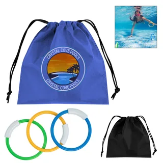 40007 - Hide & Go Swim rPET Diving Rings